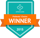 A Huntersville Dentist winner of the 2015 Patients’ Choice Awards. Verified by Opencare.com