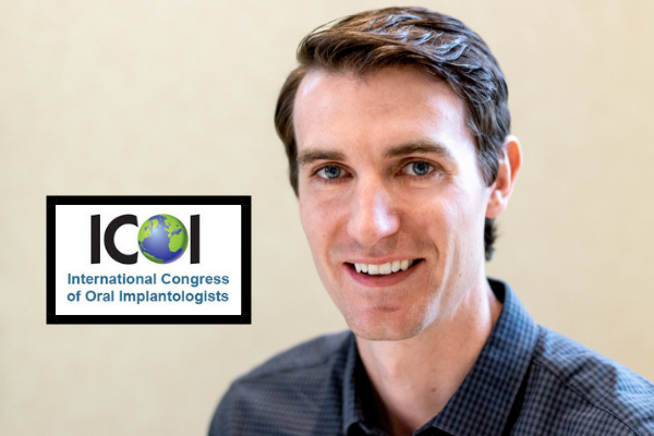 Profile photo of Dr. David Bunn and logo for the ICOI - International Congress of Oral Implantologists